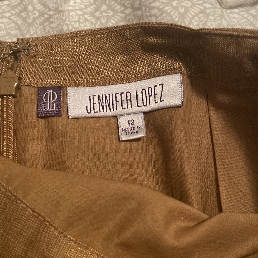J-Lo fancy skirt NWT! Sz 12 copper color - Picture 5 of 8